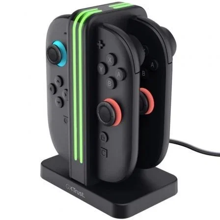 Trust Gaming GXT 1256 Base de carga para Nintendo Joy-Con 2 negra Trust Gaming GXT 1256 Base de carga para Nintendo Joy-Con 2 negra